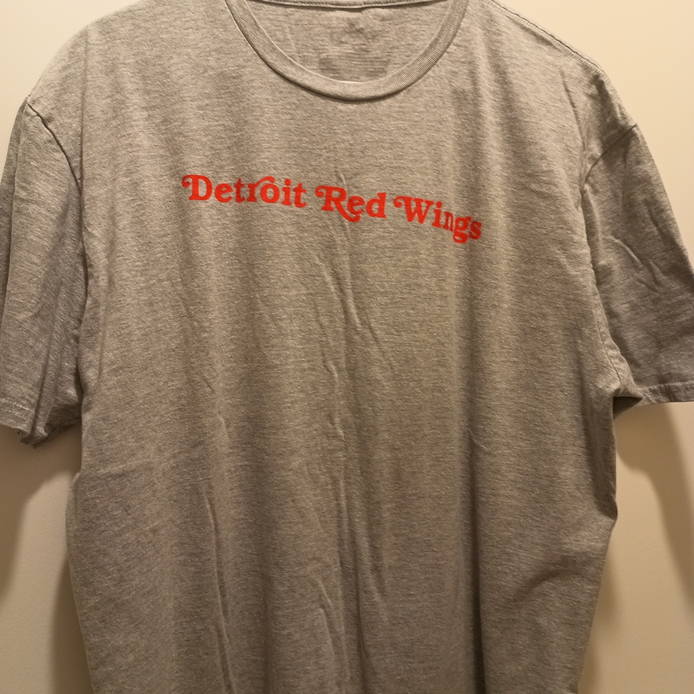 Fanatics Gray Detroit Red Wings Men's Tee